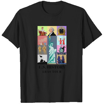 Discover US History Eras Tour T-Shirts