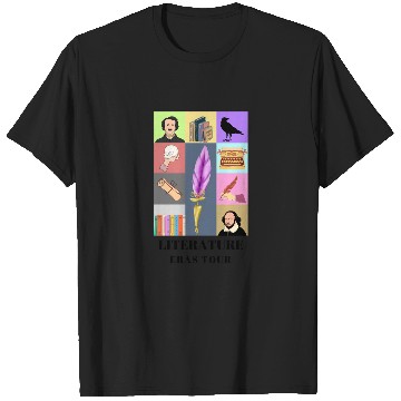 Discover Literature Eras Tour - No Background T-Shirts