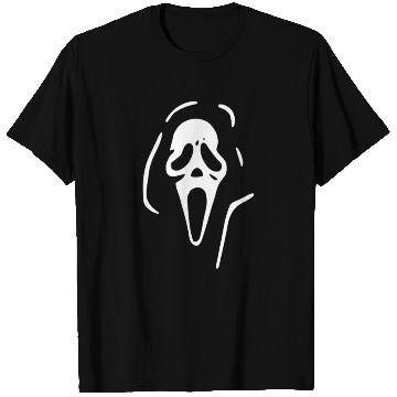Discover Scream Ghost Face Zip T-Shirts