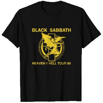 Discover 1980 Black Sabbath Heaven And Hell Tour Baseball Jerseys T-Shirts