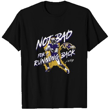 Discover Lamar Jackson Not Bad For A Running Back T-Shirts