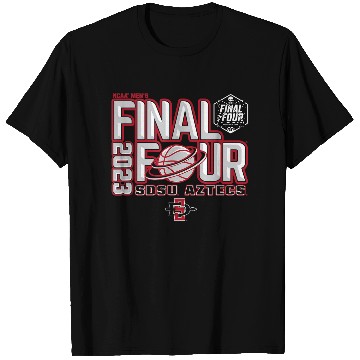 Discover San Diego State Aztecs Final Four 2023 Basketball Dunk Black T-Shirts