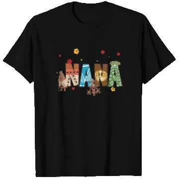 Discover Custom Name Nana Moana Comfort Colors T Shirts, Disney Grandma T Shirts, Moana Gramma Tala Pua Hei Hei, Mother's Day Gift