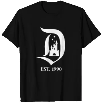 Discover Disneyland D Logo Magic Castle Shirt