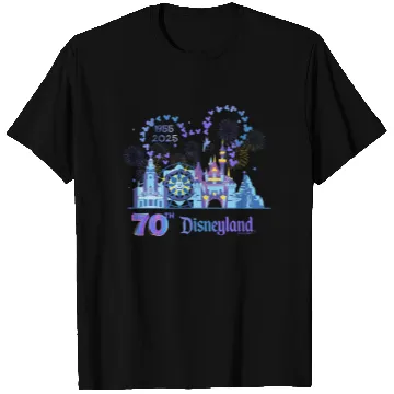 Discover 70Th Anniversary Disneyland Resort 1955 Happiest Place On Earth Shirt