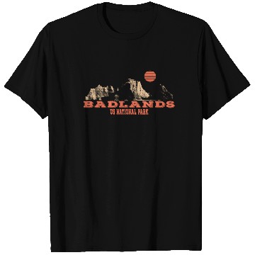Discover Badlands US National Park South Dakota T-Shirts
