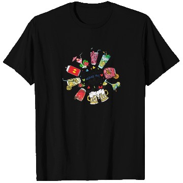 Discover Drinking around the World, Snacking around the world, Disney Epcot T-Shirts