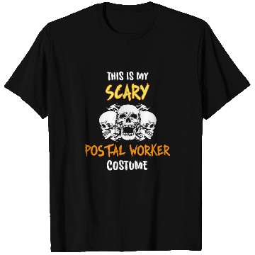 Discover This Is My Scary Postal Worker Costume T-Shirts