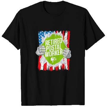 Discover Retired Postal Worker Mailman Retirement 4 T-Shirts