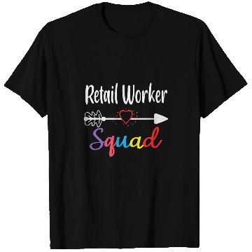 Discover Retail Worker Squad Funny Back To School Teacher supplies T-Shirts