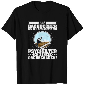Discover Roofer handyman carpenter construction worker building 15 T-Shirts