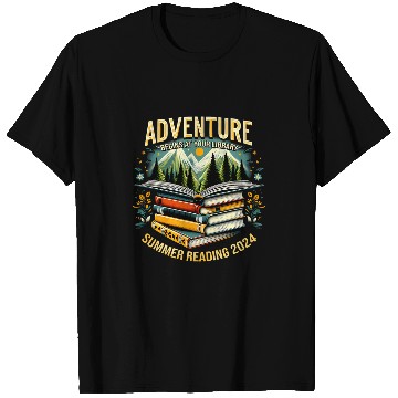 Discover Adventure Begins At Your Library Summer Reading Activities T-Shirts