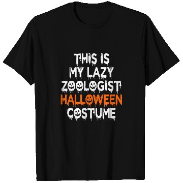 Discover This Is My Lazy Zoologist Halloween Costume T-Shirts