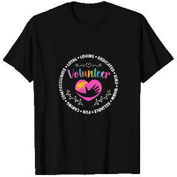 Discover Volunteer Appreciation Circle Voluntary Worker Volunteering T-Shirts