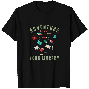 Discover Adventure Begins At Your Library Summer Reading Program 2024 4 T-Shirts