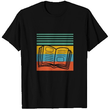 Discover Books book Retro Design T-Shirts