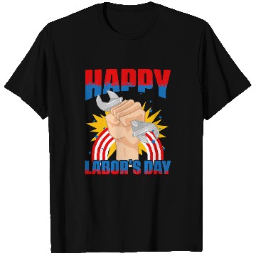 Discover Worker Patriotic Laborer Happy Labor Day T-Shirts