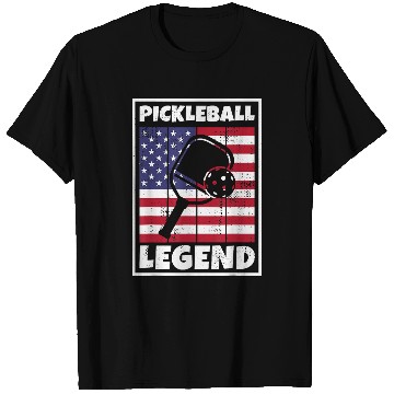 Discover American Pickleball Legend Paddleball for Pickleball Player T-Shirts