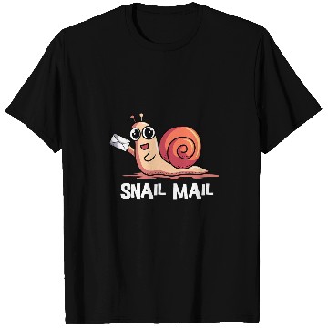 Discover Snail Postal Mail Worker Sluggish Mollusks Macologist T-Shirts