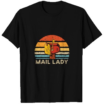 Discover Retro Mail Lady Postal Worker T-Shirts