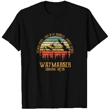 Discover Waymaker Promise Keeper Miracle Worker Christian Bible Verse 3 T-Shirts