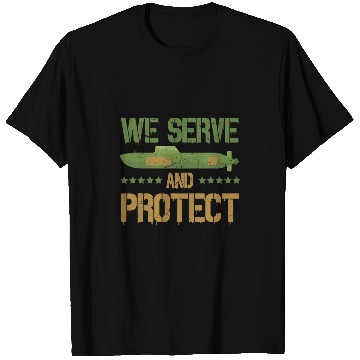 Discover Cool We Serve And Protect Submarine UBoat Submariners T-Shirts