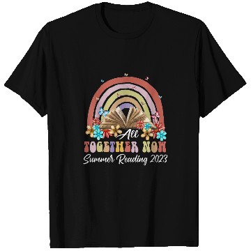 Discover All Together Now Summer Reading Rainbow Book Lover T-Shirts