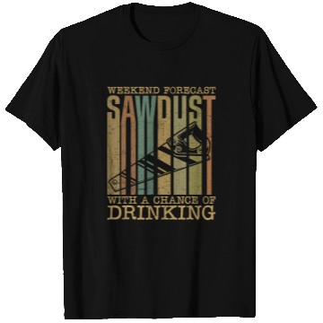 Discover Woodworker Carpenter Tools vintages Beer Drunk Retro Weekend T-Shirts