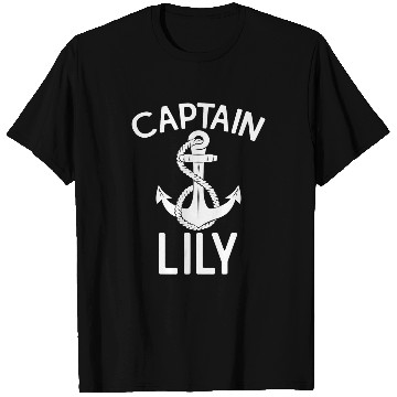 Discover Captain Lily Yacht Boat Ship Boating Sailing T-Shirts