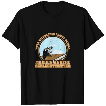 Discover Roofer handyman carpenter construction worker building 21 T-Shirts