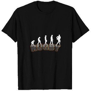 Discover Evolution Rugby Men Rugby Player T-Shirts