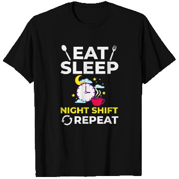 Discover Shift Work Night Job Worker Midnight Funny Coffee 5 T-Shirts
