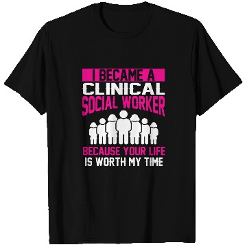Discover Clinical Social Worker Apparel bests Amazing Workers Design T-Shirts