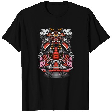 Discover Ancient Japanese Samurai Bushido Katana Ronin Asian Warrior3 681 T-Shirts