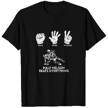 Discover Wrestling Rock Paper Scissors USA Beats Everything 2 T-Shirts