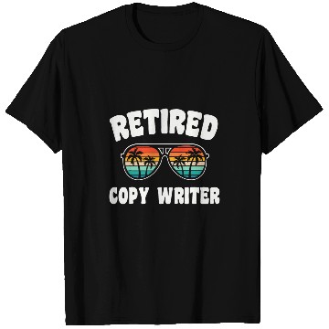 Discover Retired Writer Funny Retirement Congratulations T-Shirts