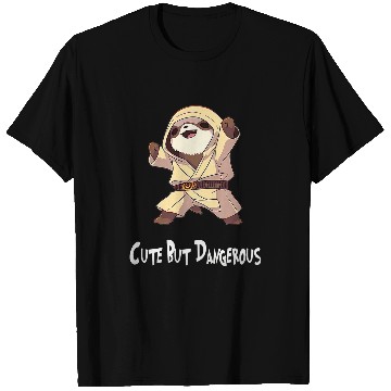 Discover Cute But Dangerous Funny Sloth Karate 2 T-Shirts