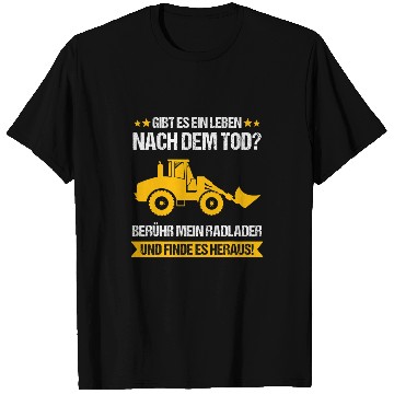 Discover Wheel Loader Construction Site Construction Worker Road Construction Gift T-Shirts