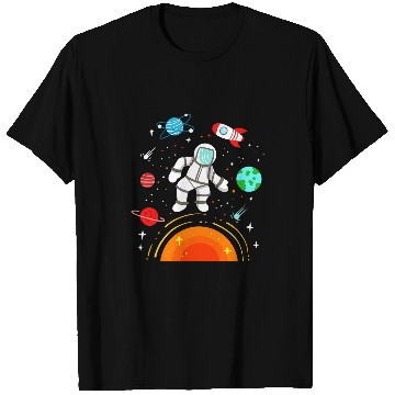 Discover Astronauts Outer Space Planets Science T-Shirts