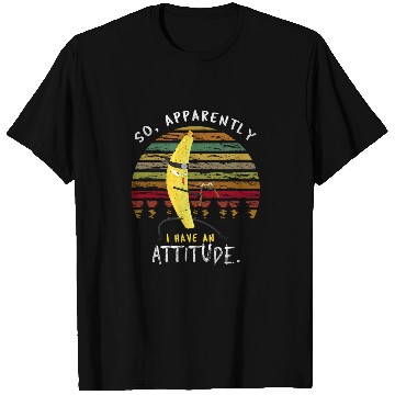 Discover Kung Fu banana ninja So Apparently I Have An Attitude T-Shirts