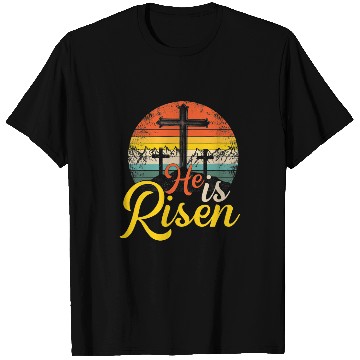 Discover Christian He Is Risen Christian Easter Jesus Christ T-Shirts