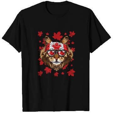 Discover Canadian Maine Coon Patriotic Canada Flag Maple Leaf Pride T-Shirts
