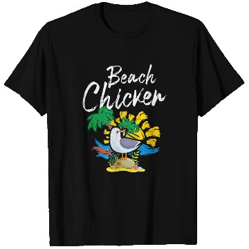 Discover Seagull Beach Chicken Funny Animal Lover 2 T-Shirts