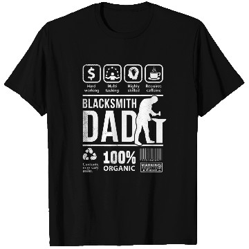 Discover Blacksmith theme Multi Tasking DAD T-Shirts