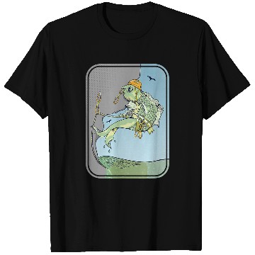 Discover Climbing Climber Fish rock climbing Climb T-Shirts