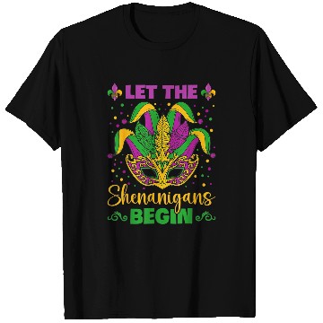 Discover Let The Shenanigans Begin Jester Hat Costume New Orleans T-Shirts
