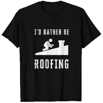 Discover Roofer Roofing Contractor Construction Worker 3 T-Shirts