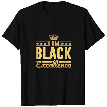Discover I Am Black Excellence Proud African American History T-Shirts