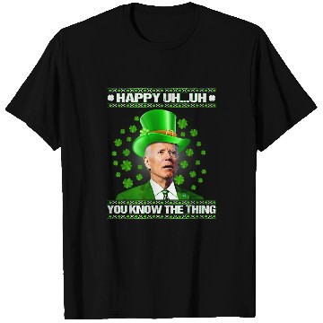 Discover Funny Joe Biden Easter Confused St Patricks Day Men Women T-Shirts