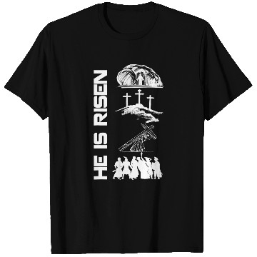 Discover Christian He Is Risen Christian Easter Happy Easter T-Shirts